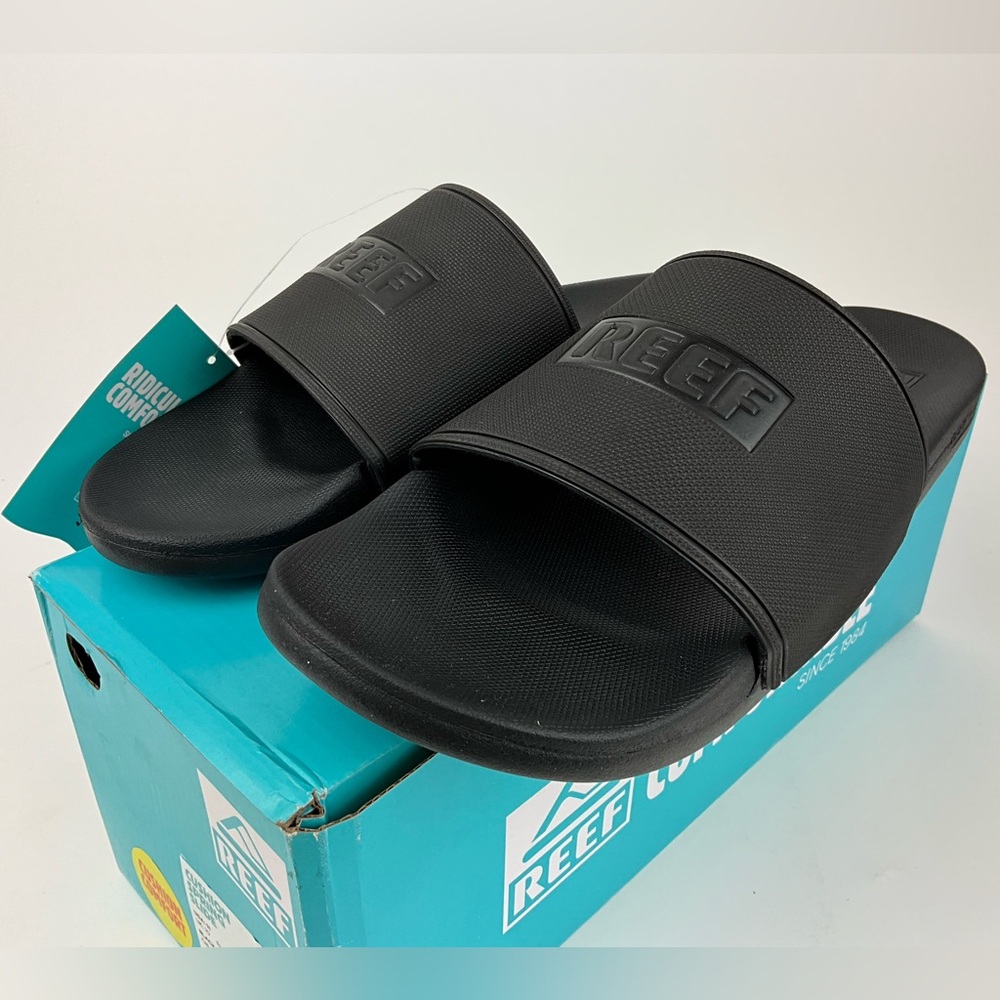 Reef Men’s Cushion Spring Slide black NWT Size 11